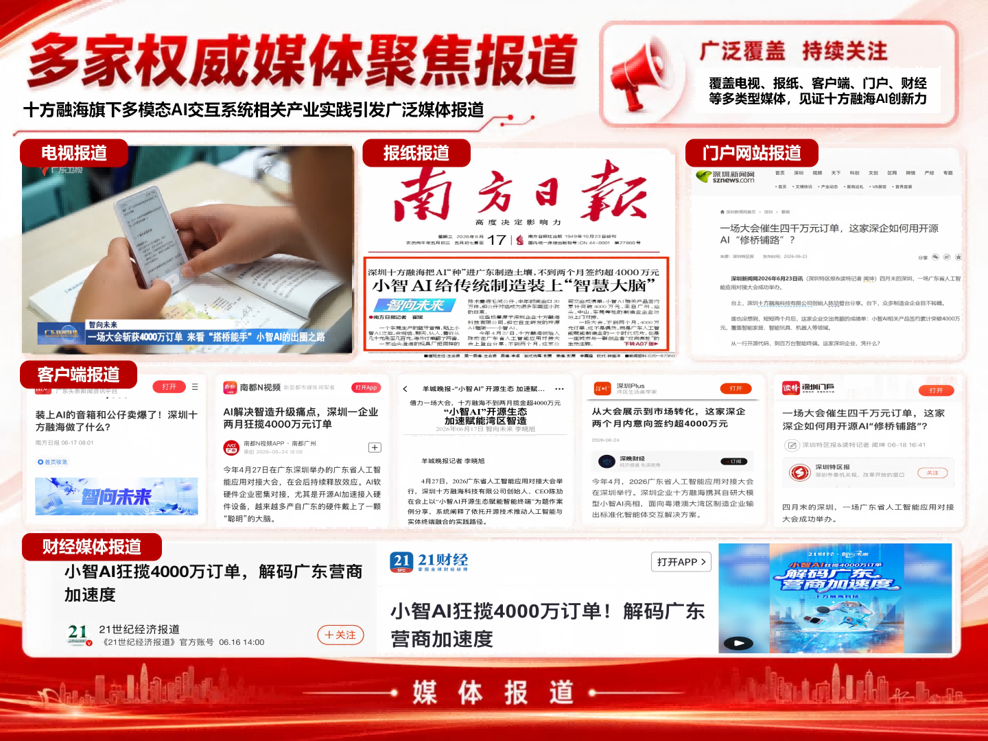 刷屏式关注！广东新闻联播、南方日报、深圳特区报…100+家媒体聚焦报道十方融海新闻配图